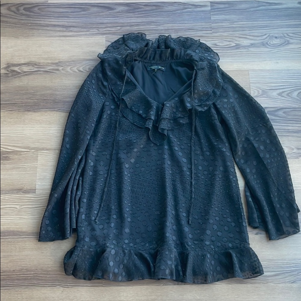 House of Harlow black dress with sparkle worn once